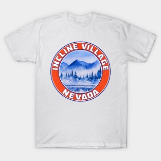 Ski Incline Village Nevada Lake Tahoe Skiing T-Shirt